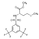 CAS 登录号：175202-21-8， N-{[3,5-二(三氟甲基)苯基]磺酰基}-L-蛋氨酸甲酯