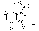 CAS#: 175202-42-3, 4,5,6,7-Tetrahydro-6,6-Dimethyl-4-Oxo-3-(Propylthio)-Benzo[c]Thiophene-1-carboxylic Acid Methyl Ester