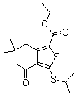 CAS#: 175202-44-5, 4,5,6,7-Tetrahydro-6,6-Dimethyl-3-[(1-Methylethyl)Thio]-4-Oxo-Benzo[c]Thiophene-1-Carboxylic Acid Ethyl Ester
