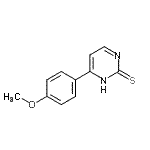 CAS#: 175202-77-4, 6-(4-Methoxyphenyl)-2(1H)-Pyrimidinethione