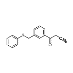 CAS#: 175203-10-8, 3-Oxo-3-{3-[(Phenylsulfanyl)Methyl]Phenyl}Propanenitrile