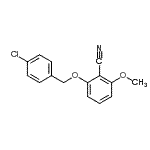 CAS#: 175204-00-9, 2-[(4-Chlorobenzyl)Oxy]-6-Methoxybenzonitrile