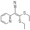 CAS 登录号：175204-16-7， alpha-[二(乙硫基)亚甲基]-2-吡啶乙腈