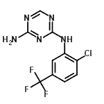 CAS#: 175204-34-9, N-[2-Chloro-5-(Trifluoromethyl)Phenyl]-1,3,5-Triazine-2,4-Diamine