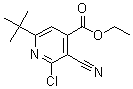 CAS#: 175204-47-4, 2-Chloro-3-Cyano-6-(1,1-Dimethylethyl)-4-Pyridinecarboxylic Acid Ethyl Ester