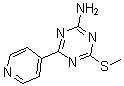 CAS#: 175204-63-4, 4-(Methylthio)-6-(4-Pyridinyl)-1,3,5-Triazin-2-Amine