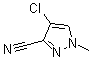 CAS#: 175204-86-1, 4-Chloro-1-Methyl-1H-Pyrazole-3-Carbonitrile