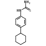 CAS 登录号：175205-17-1， 1-(4-环己基苯基)硫脲