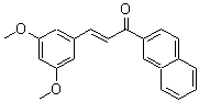 CAS 登录号：175205-23-9， 3-(3,5-二甲氧基苯基)-1-(2-萘基)-2-丙烯-1-酮