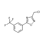 CAS#: 175205-57-9, 3-(Chloromethyl)-5-[3-(Trifluoromethyl)Phenyl]-1,2,4-Oxadiazole