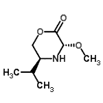 CAS 登录号：175226-77-4， (3S,5S)-5-异丙基-3-甲氧基-2-吗啉酮
