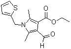 CAS#: 175276-54-7, 4-Formyl-2,5-Dimethyl-1-(2-Thienylmethyl)-1H-Pyrrole-3-carboxylic Acid Ethyl Ester