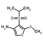CAS#: 175276-56-9, 4-(Isopropylsulfonyl)-5-(Methylsulfanyl)-3-Thiophenamine