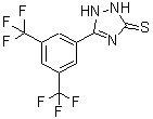CAS#: 175276-77-4, 5-[3,5-Bis(Trifluoromethyl)Phenyl]-1,2-Dihydro-3H-1,2,4-Triazole-3-Thione