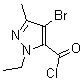 CAS#: 175277-00-6, 4-Bromo-1-Ethyl-3-Methyl-1H-Pyrazole-5-Carbonylchloride