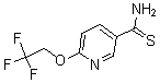 CAS 登录号：175277-59-5， 6-(2,2,2-三氟乙氧基)-3-吡啶硫代甲酰胺