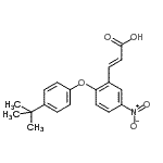 CAS#: 175278-48-5, (E)-3-[2-(4-Tert-Butylphenoxy)-5-Nitro-Phenyl]Prop-2-Enoic Acid