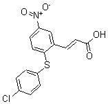 CAS#: 175278-51-0, 3-[2-[(4-Chlorophenyl)Thio]-5-Nitrophenyl]-2-Propenoic Acid