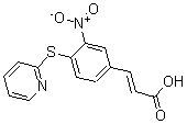 CAS#: 175278-56-5, 3-[3-Nitro-4-(2-Pyridinylthio)Phenyl]-2-Propenoic Acid