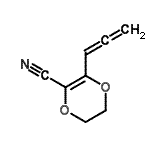 CAS#: 175288-90-1, 3-Propadienyl-5,6-Dihydro-1,4-Dioxine-2-Carbonitrile