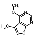 CAS#: 175348-25-1, 4-Methoxy-3-Methyl[1,2]Oxazolo[5,4-d]Pyrimidine