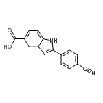 CAS#: 175401-95-3, 2-(4-Cyanophenyl)-1H-Benzimidazole-5-Carboxylic Acid