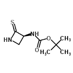 CAS#: 175430-19-0, 2-Methyl-2-Propanyl [(3S)-2-Thioxo-3-Azetidinyl]Carbamate