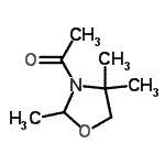 CAS 登录号：175553-70-5， 1-(2,4,4-三甲基-1,3-恶唑烷-3-基)乙酮