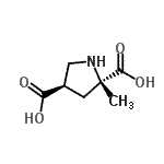 CAS#: 175793-11-0, (2S,4R)-2-Methyl-2,4-Pyrrolidinedicarboxylic Acid