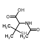 CAS#: 175795-30-9, 2-Acetamido-3-lambda<Sup>1</Sup>-Sulfanyl-3-Methyl-Butanoic Acid