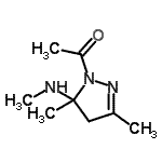 CAS#: 175880-95-2, 1-[3,5-Dimethyl-5-(Methylamino)-4,5-Dihydro-1H-Pyrazol-1-Yl]Ethanone