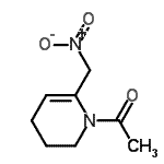 CAS 登录号：176042-68-5， 1-[6-(硝基甲基)-3,4-二氢-1(2H)-吡啶基]乙酮