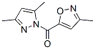 CAS 登录号：17605-90-2， 3,5-二甲基-1-[(3-甲基-5-异恶唑基)羰基]-1H-吡唑