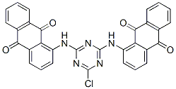 CAS 登录号：17612-57-6， 1,1'-[(6-氯-1,3,5-三嗪-2,4-二基)二亚胺]二蒽醌
