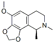 CAS 登录号：17627-78-0， (9S)-6,7,8,9-四氢-4-甲氧基-8,9-二甲基-1,3-二氧杂环戊并[4,5-h]异喹啉