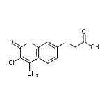 CAS#: 176446-74-5, [(3-Chloro-4-Methyl-2-Oxo-2H-Chromen-7-Yl)Oxy]Acetic Acid