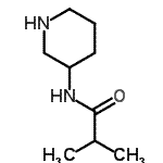 CAS 登录号：176525-37-4， 2-甲基-N-(3-哌啶基)丙酰胺