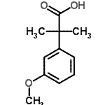 CAS#: 17653-94-0, 2-(3-Methoxyphenyl)-2-Methylpropanoic Acid