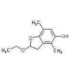 CAS#: 176910-22-8, 2-Ethoxy-4,7-Dimethyl-2,3-Dihydro-1-Benzofuran-5-Ol