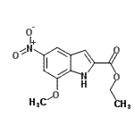 CAS#: 176956-21-1, Ethyl 7-Methoxy-5-Nitro-1H-Indole-2-Carboxylate