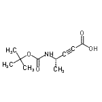 CAS#: 176962-21-3, (4S)-4-({[(2-Methyl-2-Propanyl)Oxy]Carbonyl}Amino)-2-Pentynoic Acid