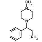 CAS 登录号：176971-20-3， 2-(4-甲基-1-哌嗪基)-2-苯基乙胺