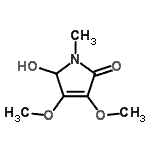 CAS#: 177087-42-2, 5-Hydroxy-3,4-Dimethoxy-1-Methyl-1,5-Dihydro-2H-Pyrrol-2-One