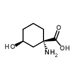 CAS 登录号：177186-21-9， (1S,3S)-1-氨基-3-羟基环己烷羧酸
