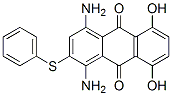 CAS 登录号：17727-74-1， 1,4-二氨基-5,8-二羟基-2-(苯硫基)蒽醌