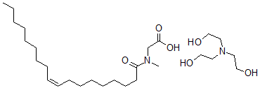 CAS 登录号:17736-08-2, 三乙醇胺油酰基肌氨酸盐
