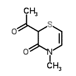 CAS#: 177421-80-6, 2-Acetyl-4-Methyl-2H-1,4-Thiazin-3(4H)-One