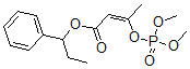 CAS#: 17747-24-9, 3-(Dimethoxyphosphinyloxy)-2-Butenoic Acid alpha-Ethylbenzyl Ester