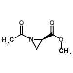 CAS#: 177473-24-4, Methyl (2R)-1-Acetyl-2-Aziridinecarboxylate