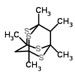 CAS#: 17749-59-6, 1,3,5,7,9-Pentamethyl-2,4,6,8-Tetrathiatricyclo[3.3.1.1<Sup>3,7</Sup>]Decane